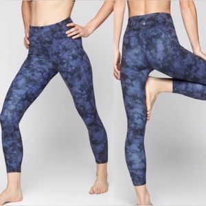 Athleta Powervita 7/8 Tie Dye Elation Tights Size S